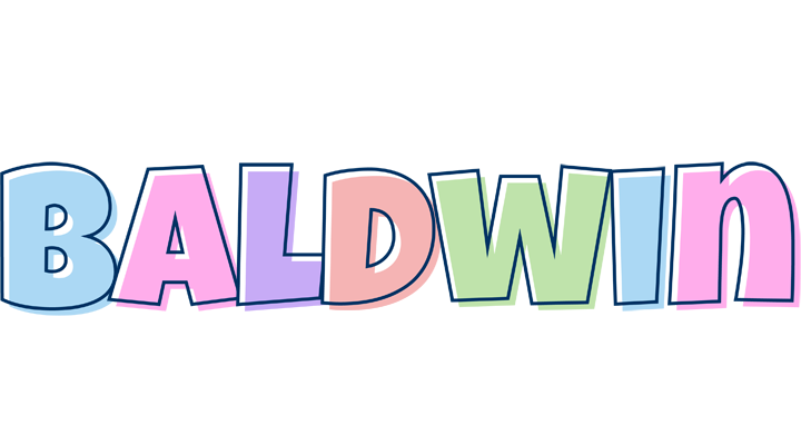 Baldwin pastel logo