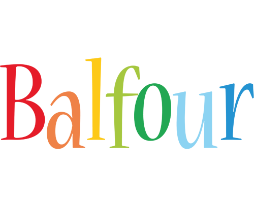 Balfour birthday logo