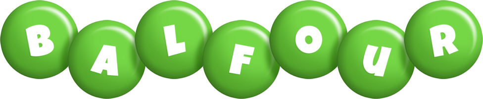 Balfour candy-green logo