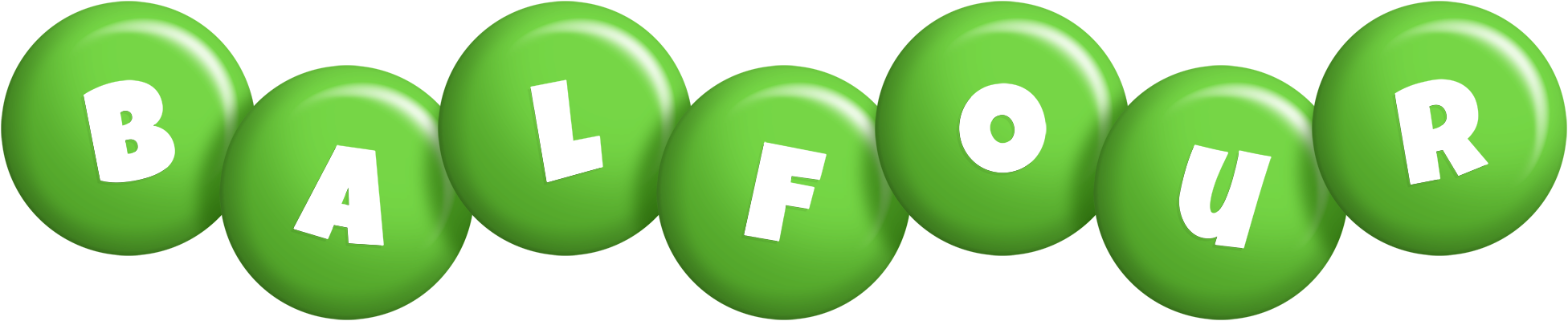 Balfour candy-green logo