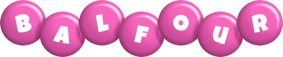 Balfour candy-pink logo