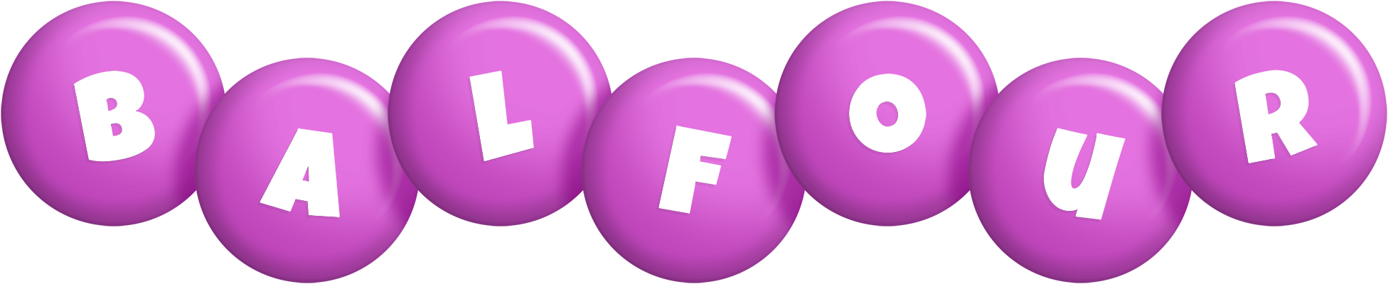 Balfour candy-purple logo