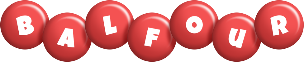 Balfour candy-red logo