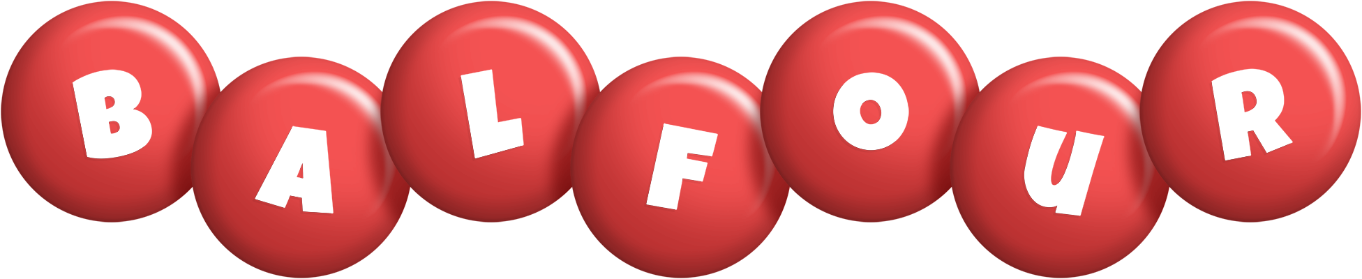Balfour candy-red logo