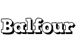 Balfour snowing logo