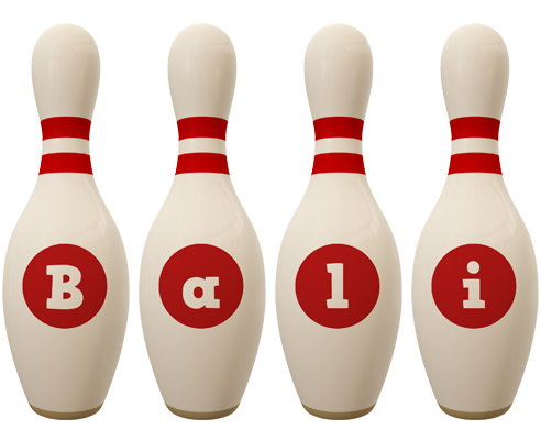 Bali bowling-pin logo