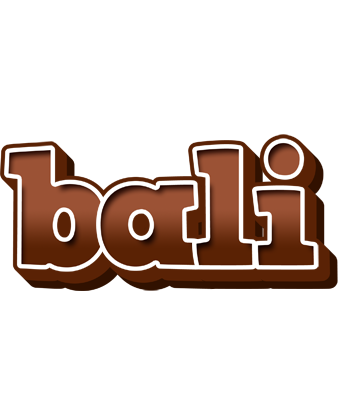 Bali brownie logo