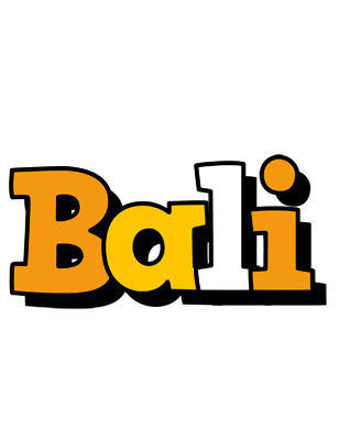 Bali cartoon logo