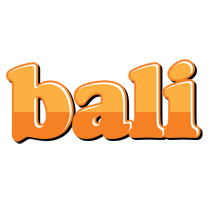 Bali orange logo