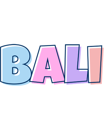 Bali pastel logo