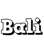 Bali snowing logo