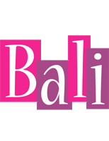 Bali whine logo