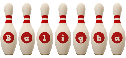 Baligha bowling-pin logo