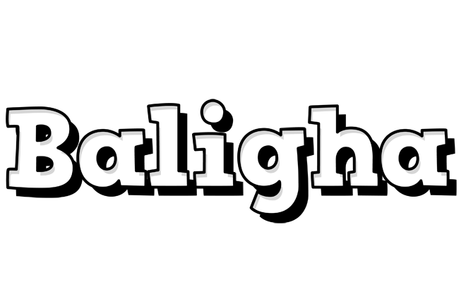 Baligha snowing logo