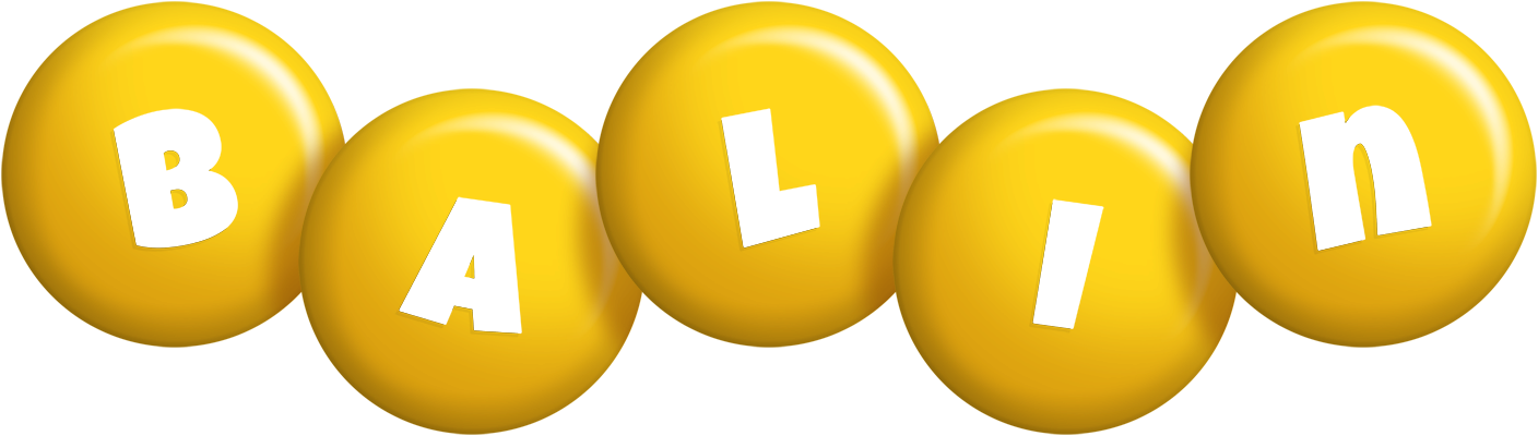 Balin candy-yellow logo