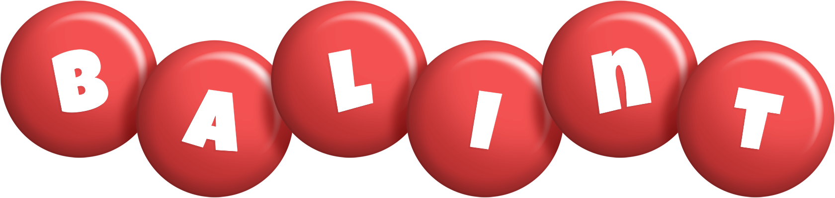 Balint candy-red logo