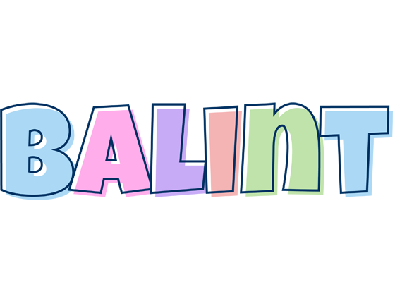 Balint pastel logo