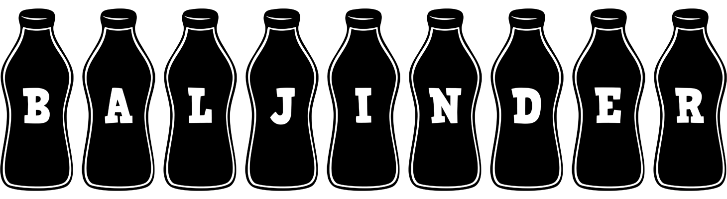 Baljinder bottle logo