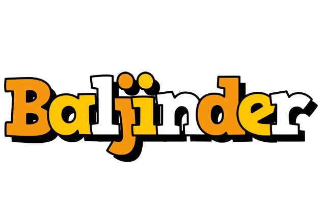 Baljinder cartoon logo