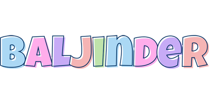 Baljinder pastel logo