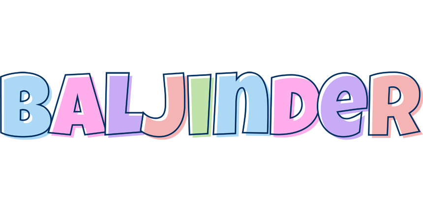 Baljinder pastel logo