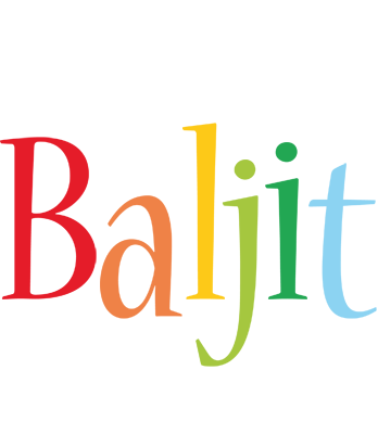 Baljit birthday logo