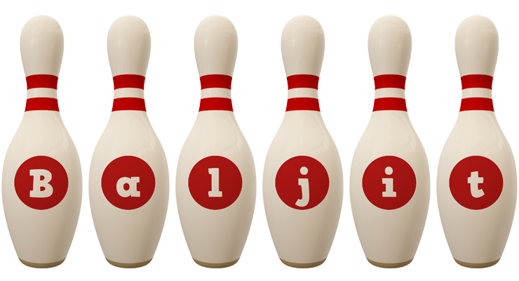 Baljit bowling-pin logo