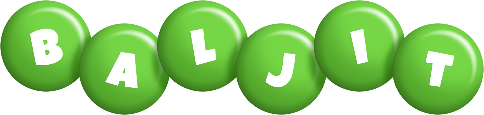 Baljit candy-green logo