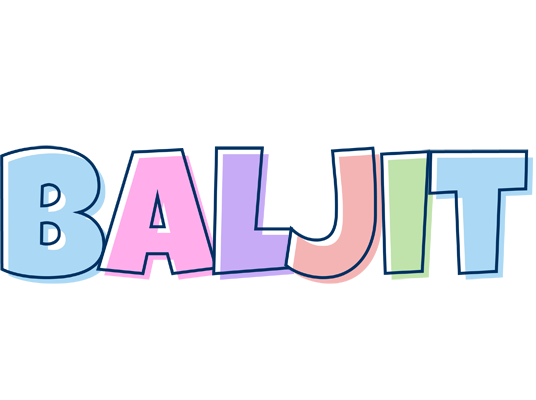 Baljit pastel logo