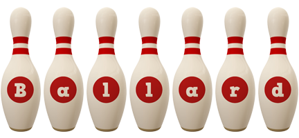 Ballard bowling-pin logo