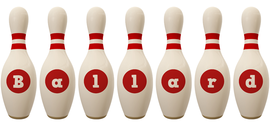 Ballard bowling-pin logo