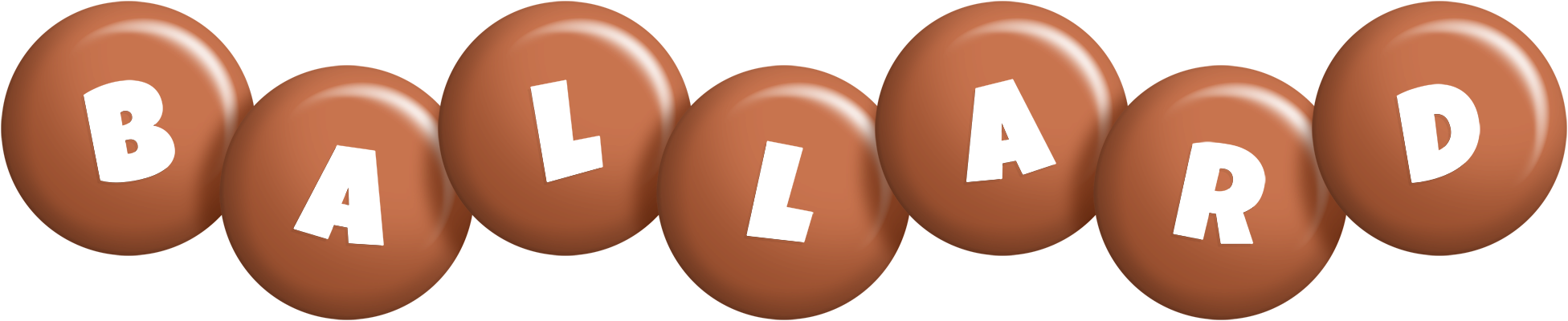 Ballard candy-brown logo