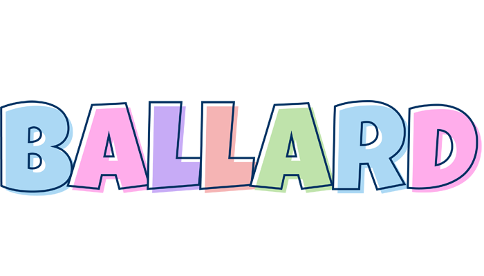 Ballard pastel logo