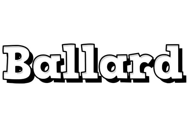 Ballard snowing logo