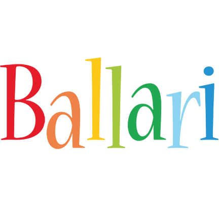 Ballari birthday logo