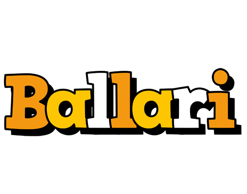 Ballari cartoon logo