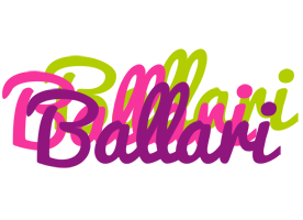 Ballari flowers logo