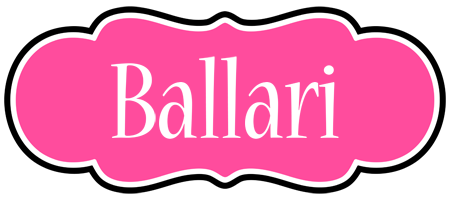 Ballari invitation logo