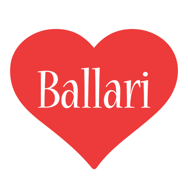 Ballari love logo