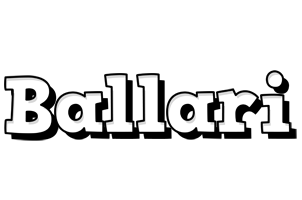 Ballari snowing logo