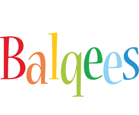 Balqees birthday logo