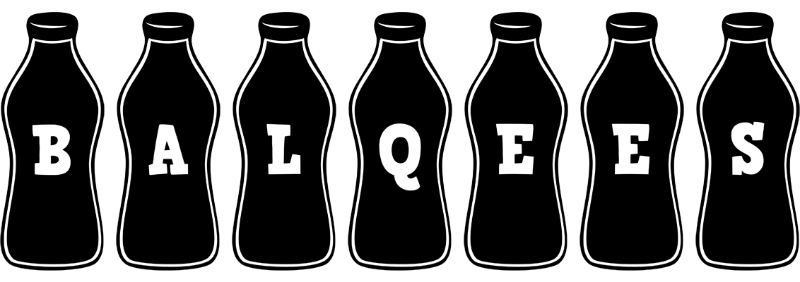 Balqees bottle logo