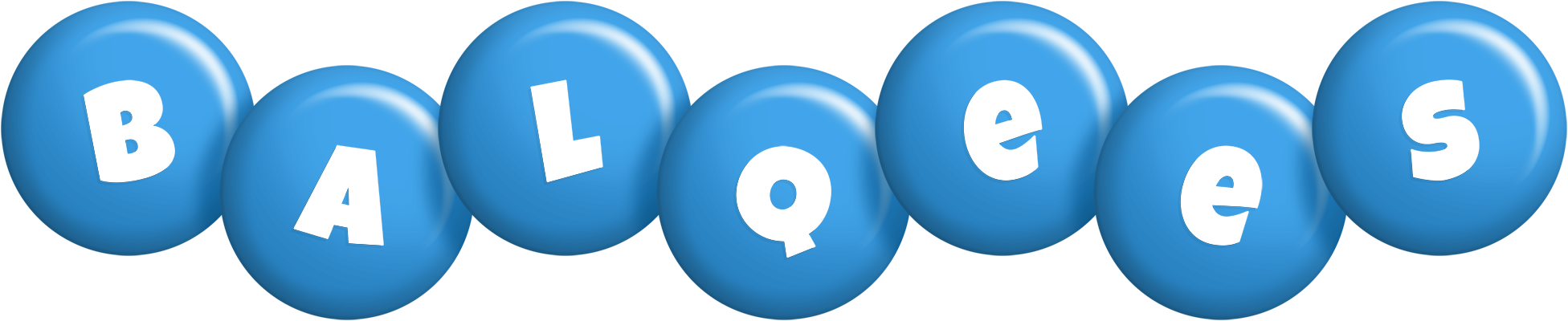 Balqees candy-blue logo