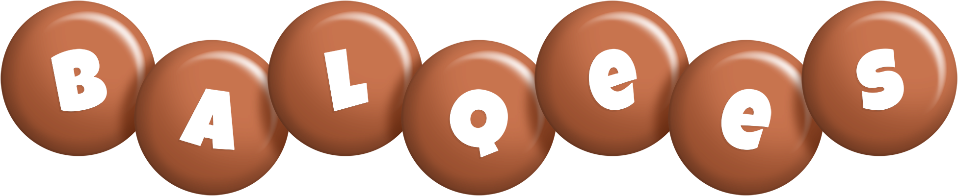 Balqees candy-brown logo