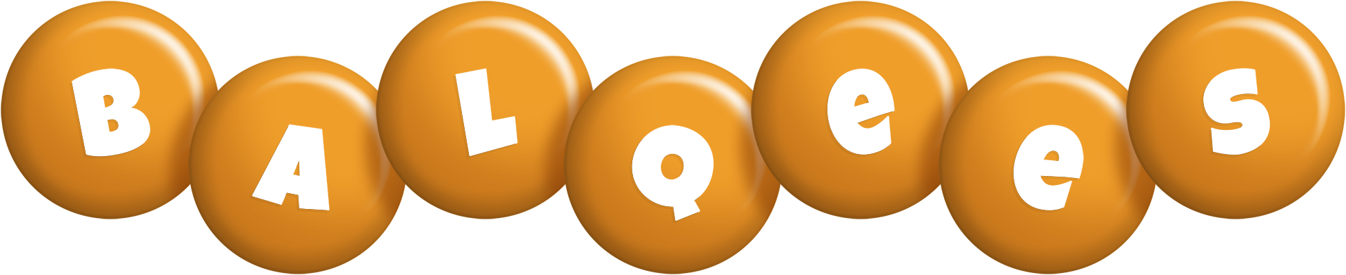 Balqees candy-orange logo