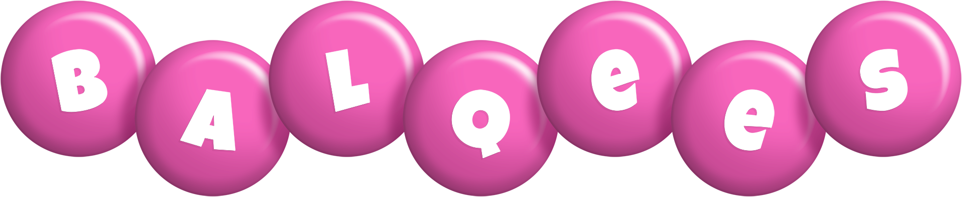 Balqees candy-pink logo