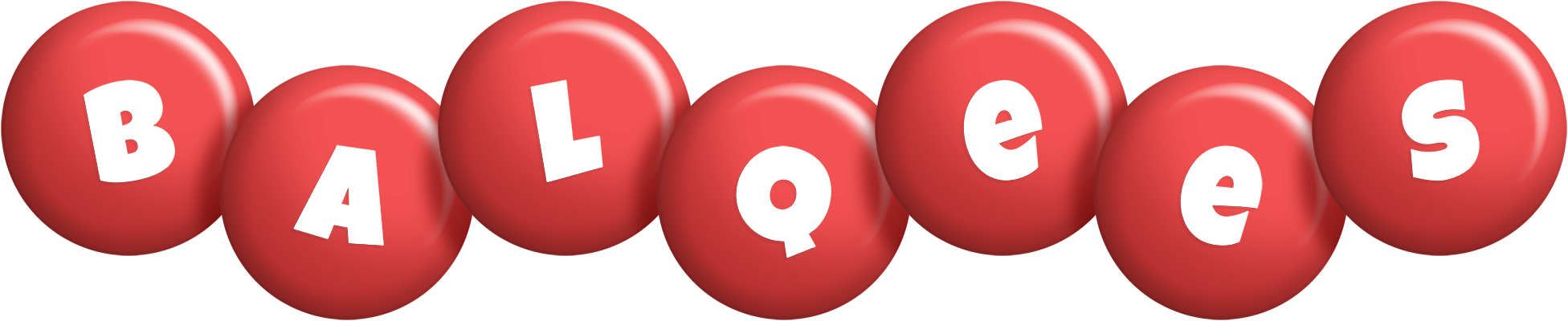Balqees candy-red logo