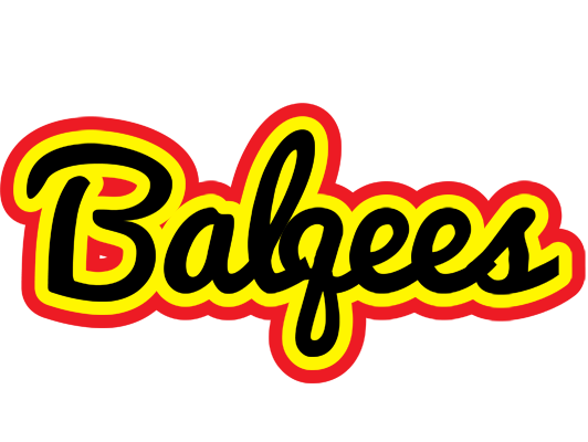 Balqees flaming logo