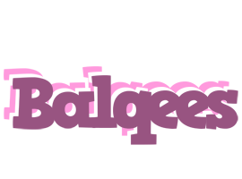 Balqees relaxing logo