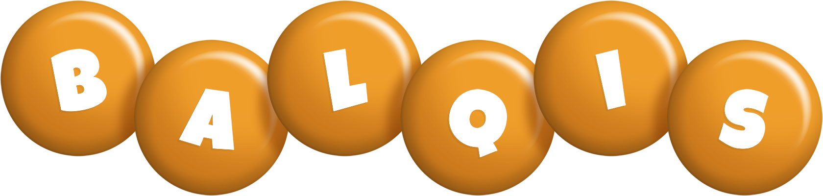 Balqis candy-orange logo